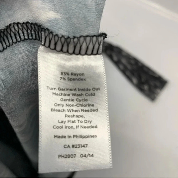 Talbots Dress Small Petite Jersey Knit Career Below Knee 3/4 Sleeve Office - Picture 8 of 9